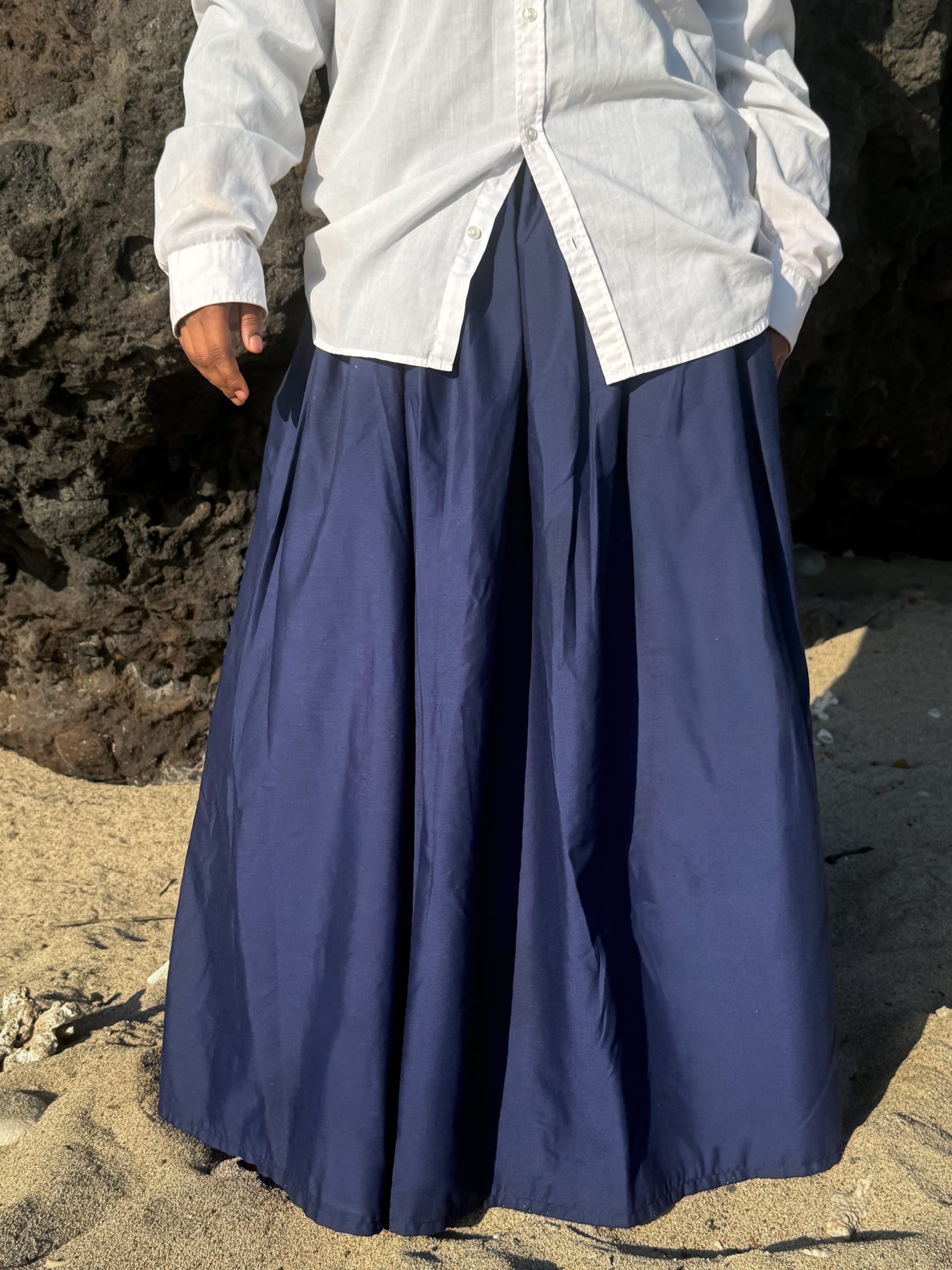 Jupe PÉVO - Bleu marine – Image 1
